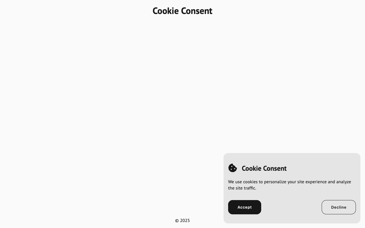 Cookie Consent